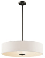 KICHLER 42122OZ 24" 3 Light Convertible Pendant Olde Bronze