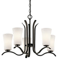 KICHLER 43074OZ Armida Five Light Chandelier Olde Bronze
