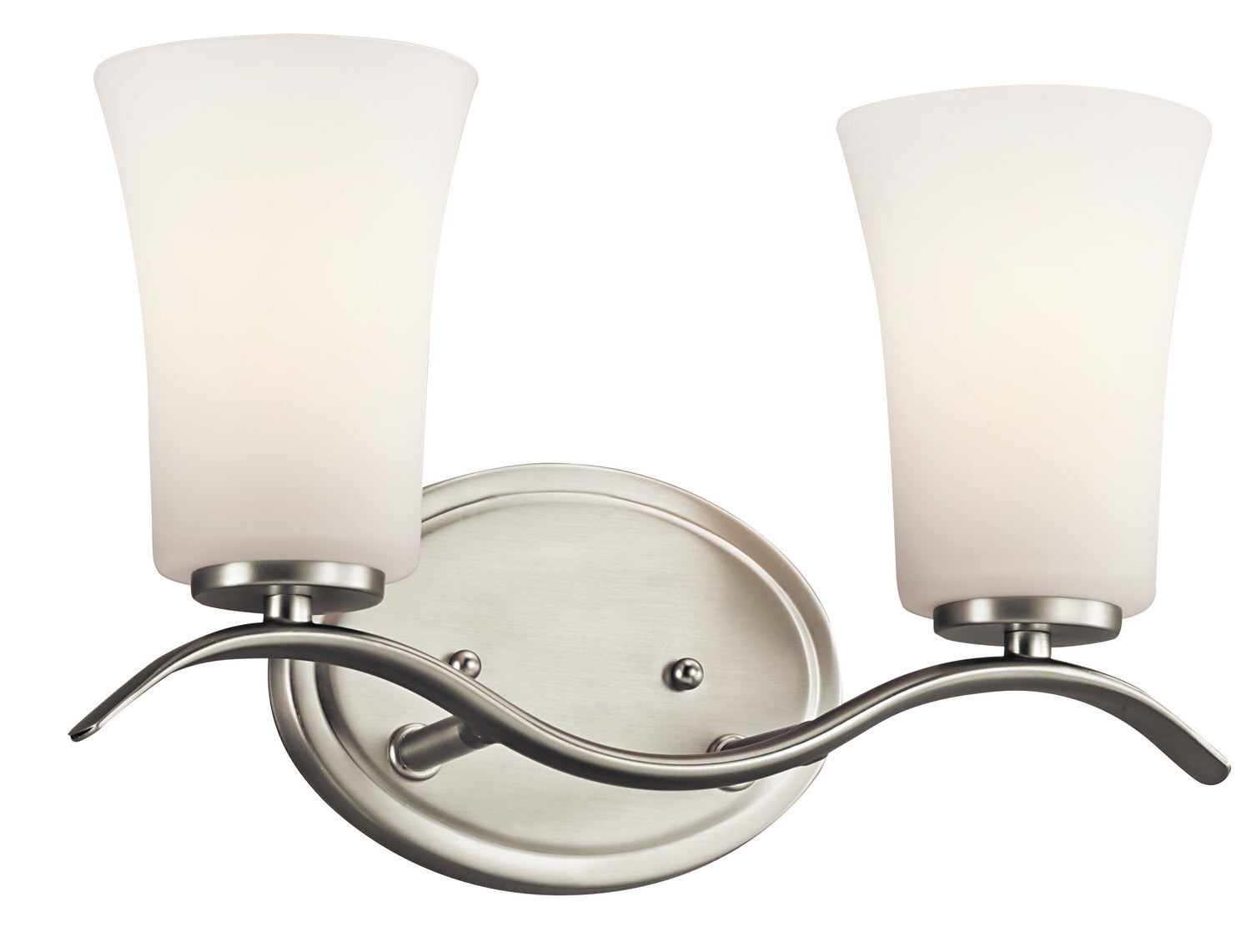 KICHLER 45375NI Armida 2 Light Vanity Light Brushed Nickel