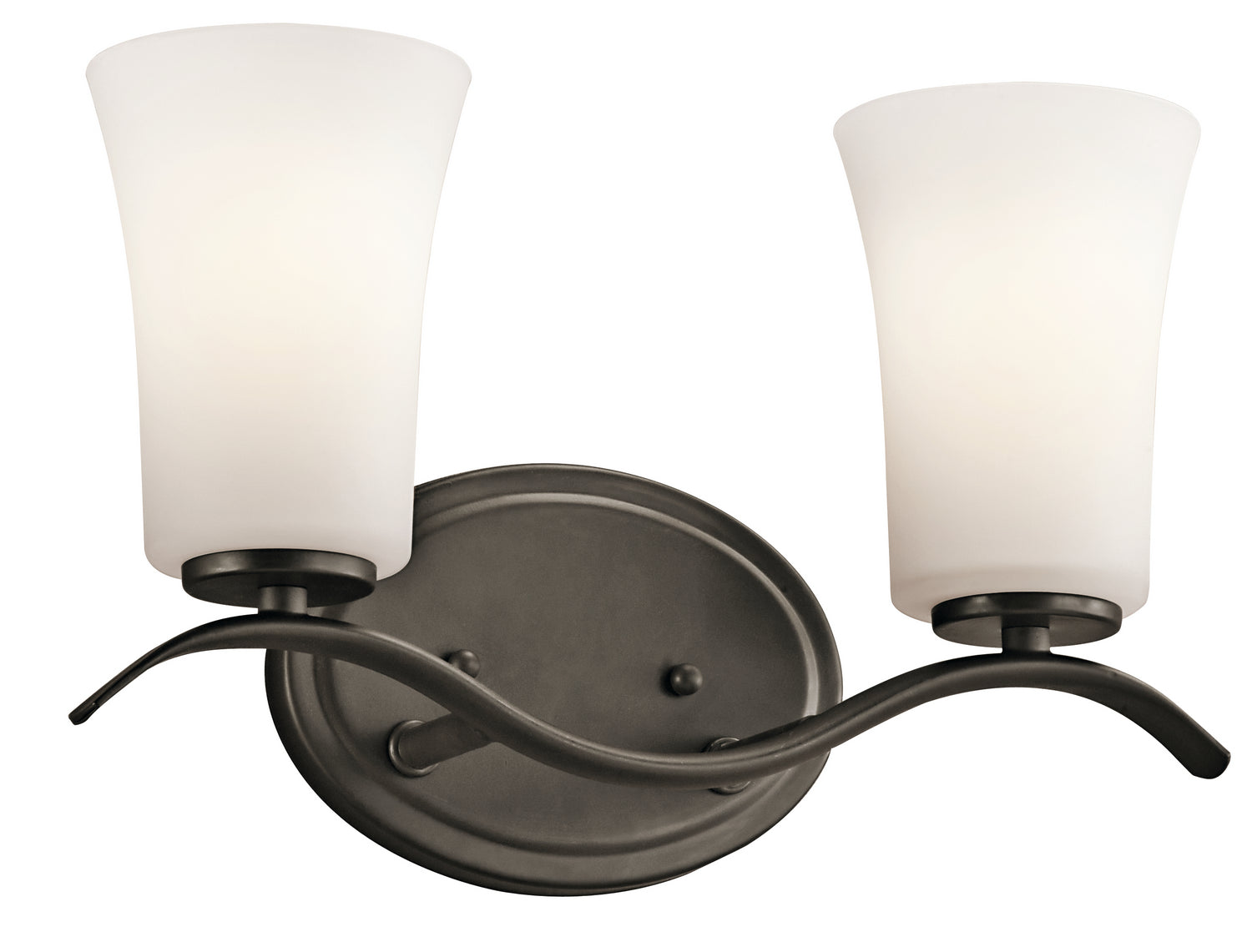 KICHLER 45375OZ Armida 2 Light Vanity Light Olde Bronze