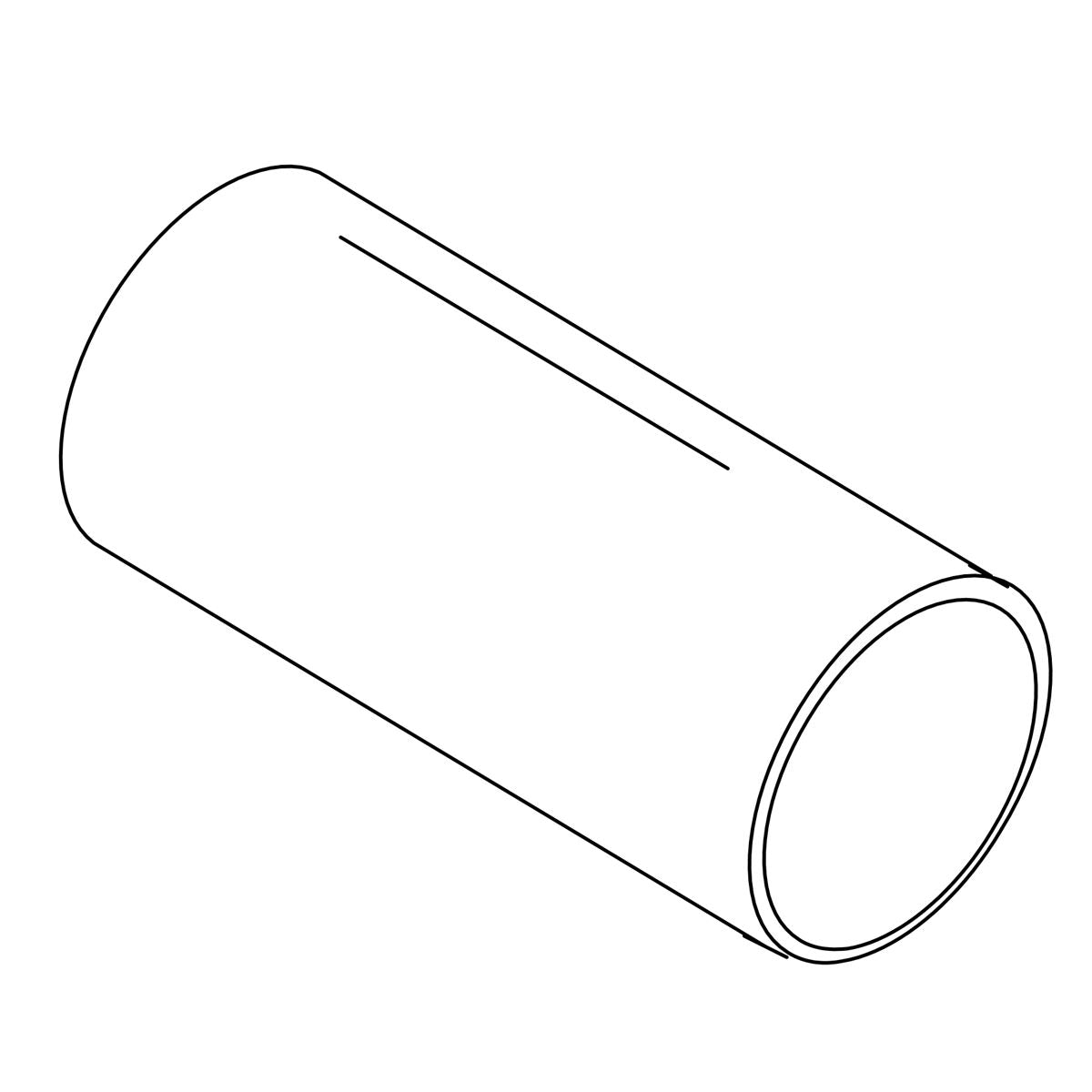 KOHLER Tailpiece - Brushed Black, K-42246-BKB