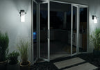 KICHLER 49643OZ Caterham 14.75 Inch 1 Light Outdoor Wall Light With Satin Etched Cased Opal Glass In Olde Bronze