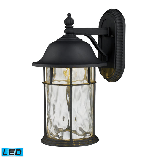 ELK SHOWROOM 42260/1 Lapuente 14'' High 1-Light Outdoor Sconce - Matte Black