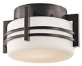 KICHLER 9557AZ Pacific Edge 1 Light Flush Mount Architectural Bronze