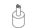 KOHLER Stem/Skirt, Handle - Polished Chrome, K-42669-CP