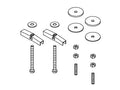 KOHLER Hardware Assembly, Pair, K-42766