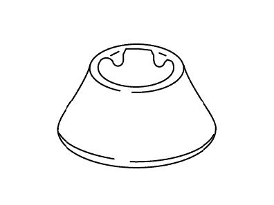KOHLER Flange - Vibrant French Gold, K-42924-AF