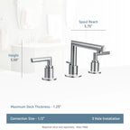 MOEN TS43002BL Arris Bathroom Faucet - Matte Black