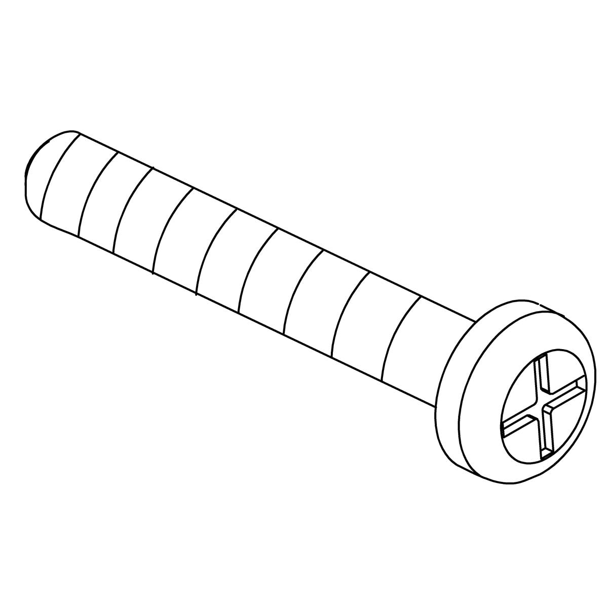 KOHLER Screw 8-32 X 1.13, K-43165