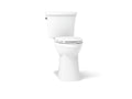 KOHLER K-43201-0 Kelston Tall Two-Piece Elongated Toilet, 1.28 Gpf - White
