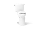 KOHLER K-43201-0 Kelston Tall Two-Piece Elongated Toilet, 1.28 Gpf - White