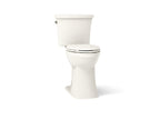 KOHLER K-43201-96 Kelston Tall Two-Piece Elongated Toilet, 1.28 Gpf - Biscuit