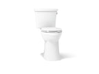 KOHLER K-43201-RA-0 Kelston Tall Two-Piece Elongated Toilet, 1.28 Gpf - White