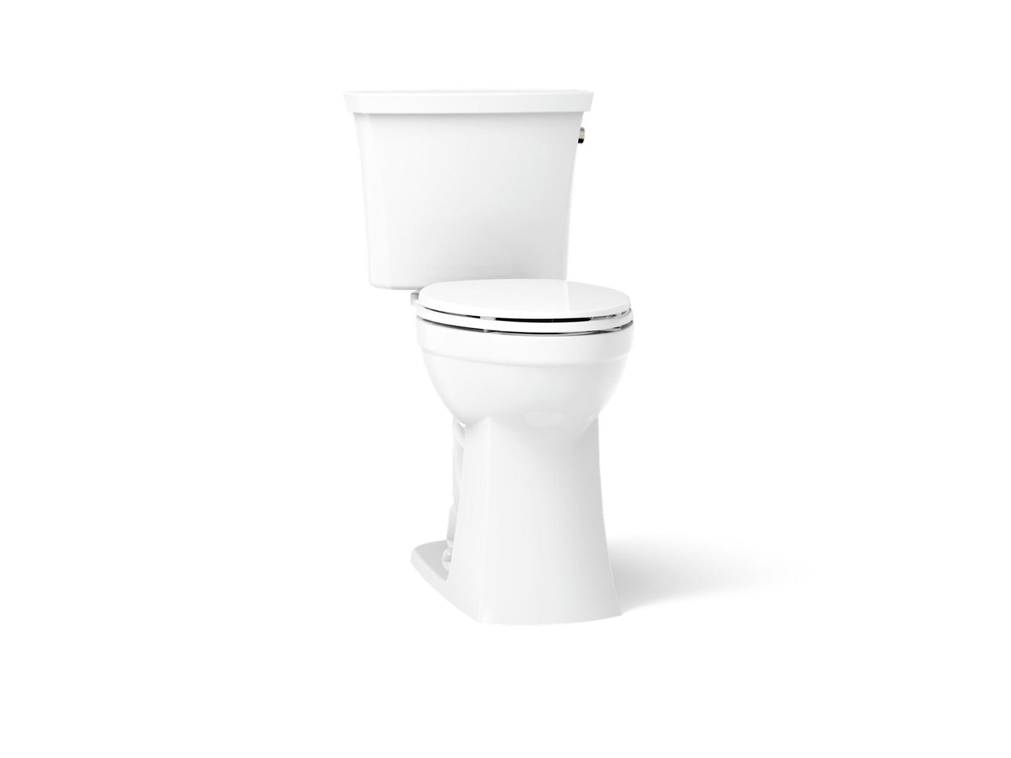 KOHLER K-43201-RA-0 Kelston Tall two-piece elongated toilet, 1.28 gpf - White