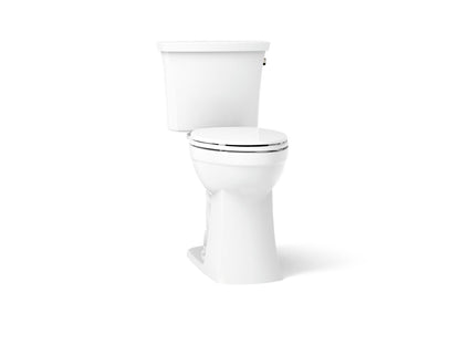 KOHLER K-43201-RA-0 Kelston Tall two-piece elongated toilet, 1.28 gpf - White