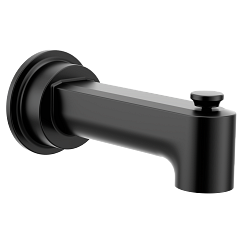 MOEN 4325BL Greenfield Chrome Diverter Spouts - Matte Black