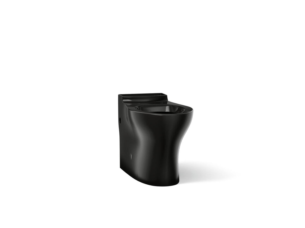 KOHLER K-4326-7 Persuade Elongated Toilet Bowl With Skirted Trapway - Black Black