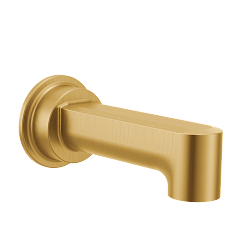 MOEN 4326BG Greenfield Chrome Nondiverter Spouts - Brushed Gold