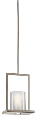 KICHLER 42549CLP Triad One Light Pendant Classic Pewter
