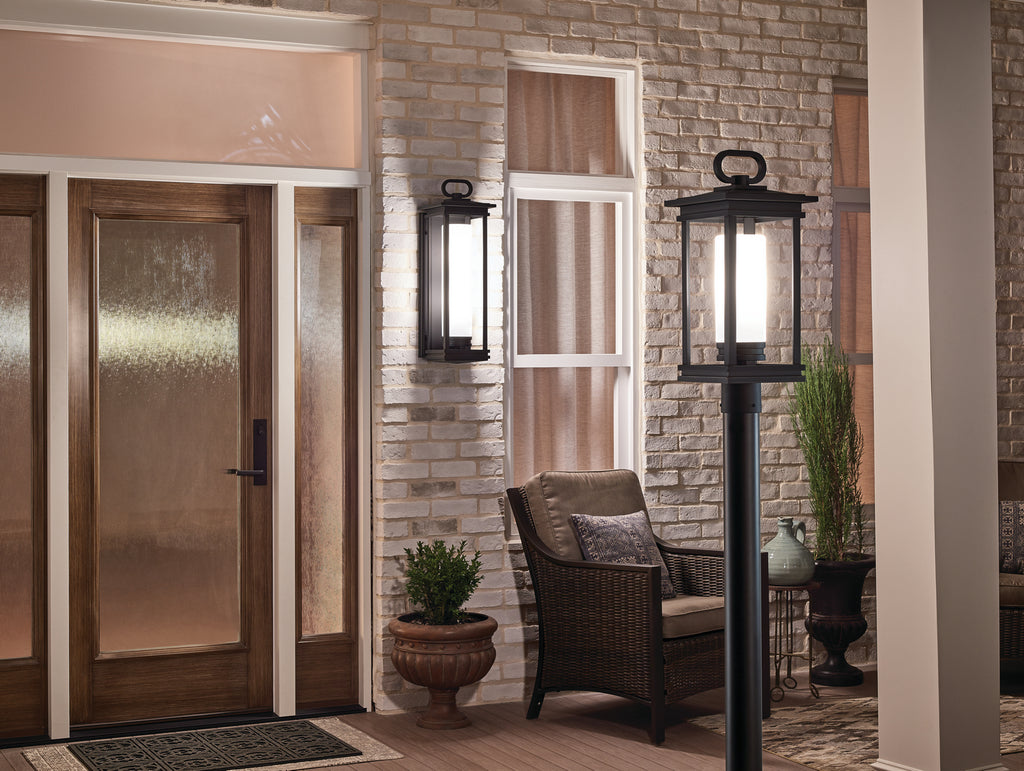 KICHLER 49478RZ South Hope 1 Light Post Light Rubbed Bronze