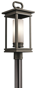 KICHLER 49478RZ South Hope 1 Light Post Light Rubbed Bronze