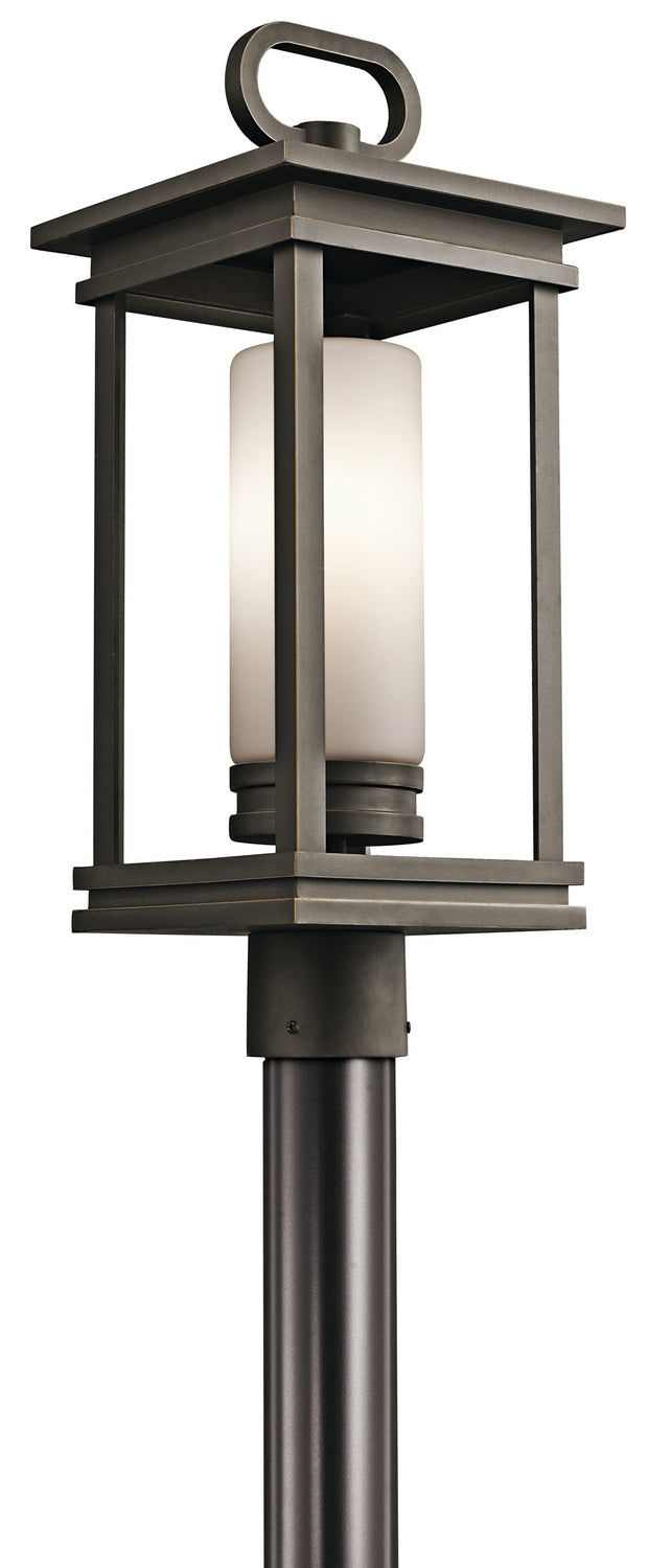 KICHLER 49478RZ South Hope 1 Light Post Light Rubbed Bronze