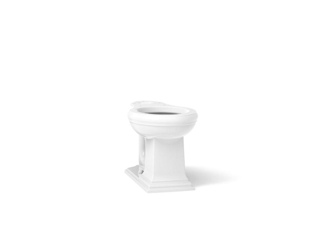 KOHLER K-4387-0 Memoirs Round-Front Bowl With Exposed Trapway - White