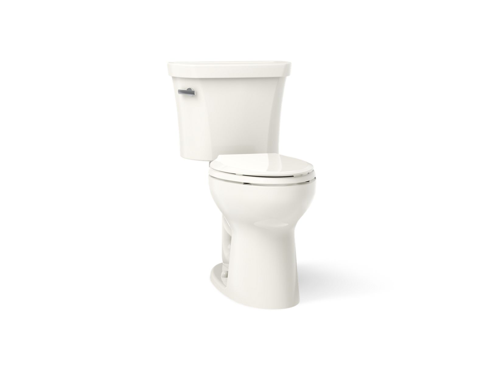 KOHLER K-43949-96 Highline Two-Piece Elongated Toilet, 1.28 Gpf - Biscuit