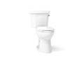 KOHLER K-43949-RA-0 Highline Two-Piece Elongated Toilet, 1.28 Gpf - White