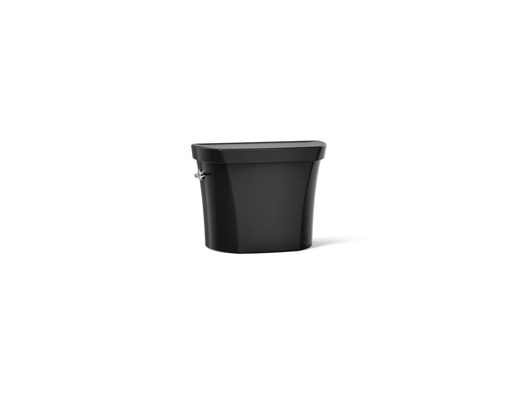 KOHLER K-4458-7 Wellworth Toilet Tank, Dual-Flush - Black Black
