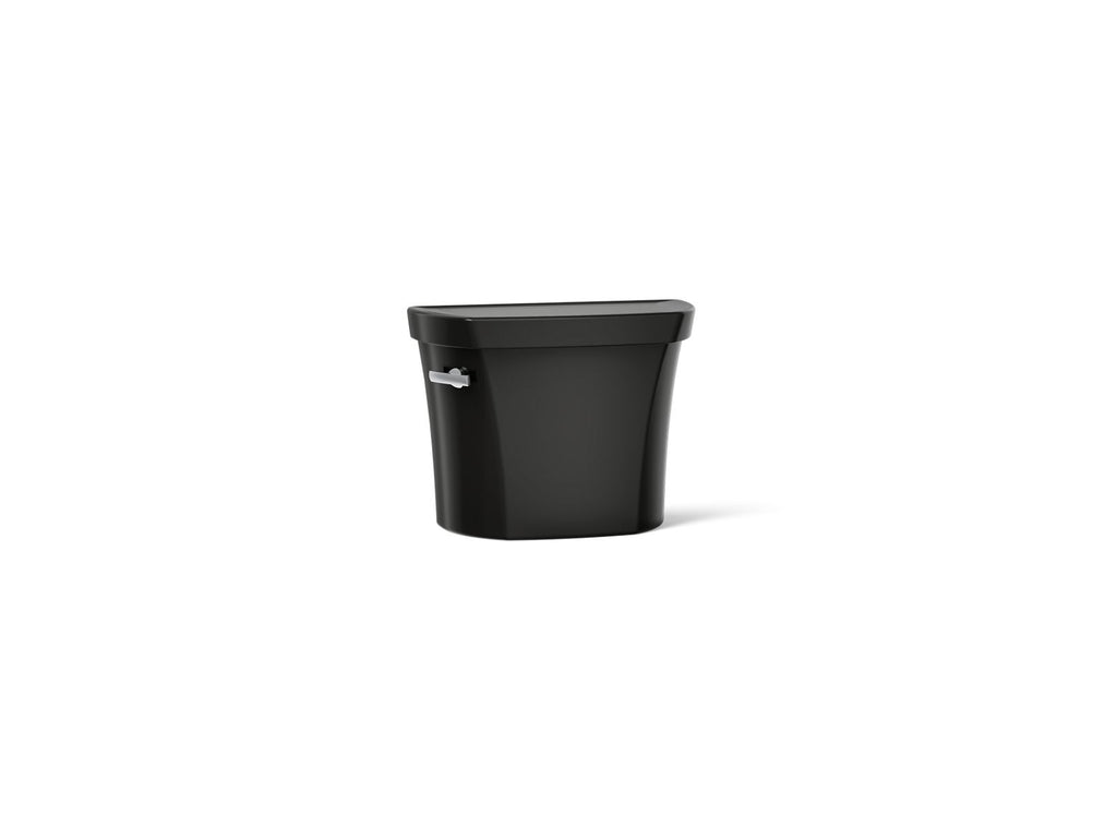 KOHLER K-4468-7 Wellworth Toilet Tank, 1.6 Gpf - Black Black