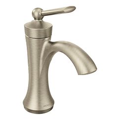 MOEN 4500BN Wynford One-Handle Bathroom Sink Faucet - Brushed Nickel