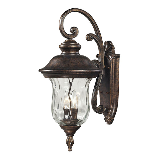 ELK SHOWROOM 45022/3 Lafayette 27'' High 3-Light Outdoor Sconce - Regal Bronze