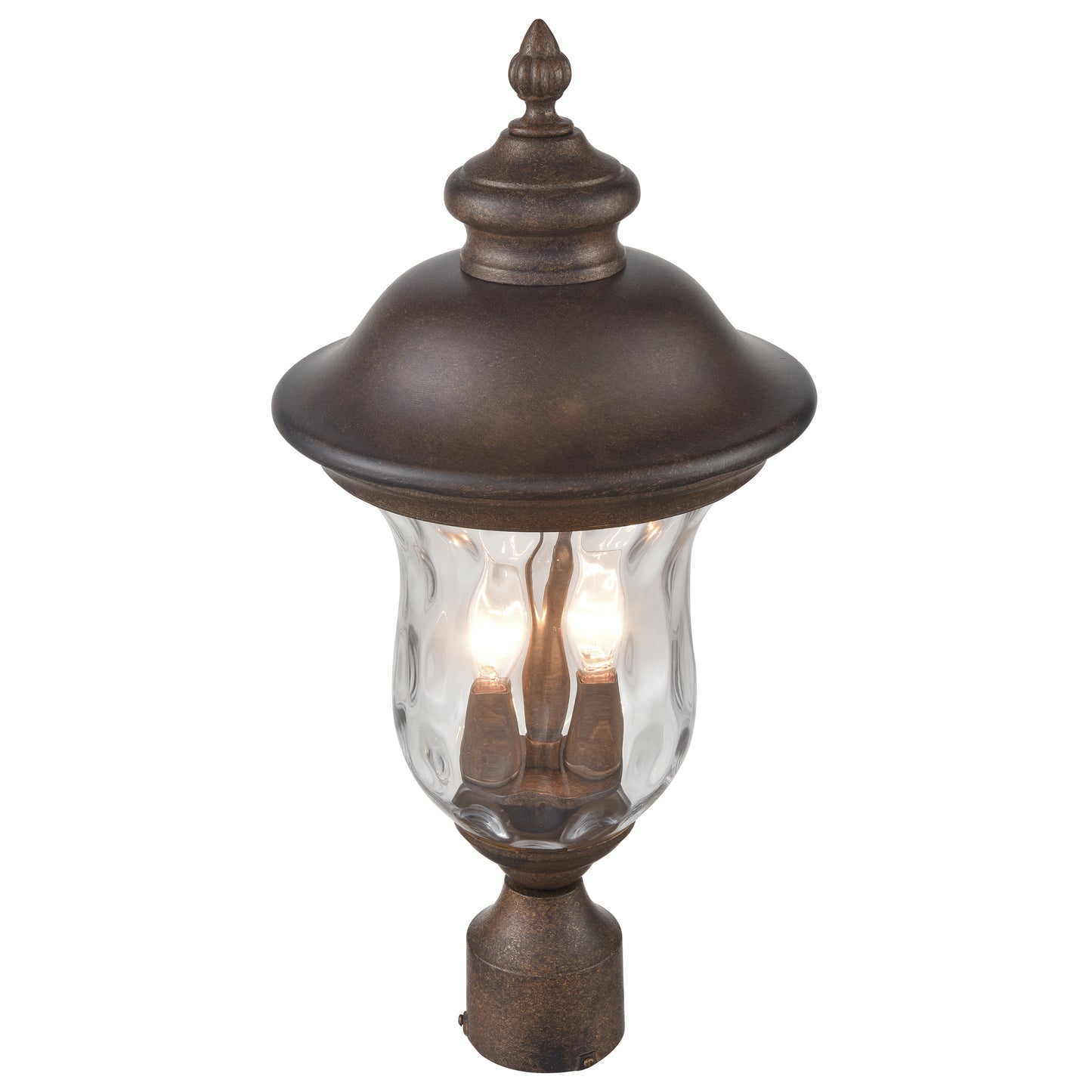 ELK SHOWROOM 45023/2 Lafayette 21'' High 2-Light Outdoor Post Light - Regal Bronze