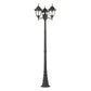 ELK SHOWROOM 45089/3 Central Square 91'' High 3-Light Outdoor Post Light - Textured Matte Black