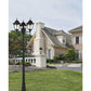 ELK SHOWROOM 45089/3 Central Square 91'' High 3-Light Outdoor Post Light - Textured Matte Black