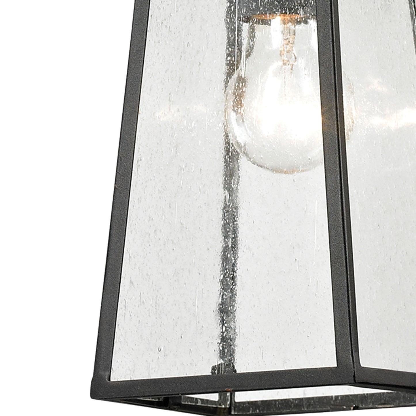 ELK SHOWROOM 45092/1 Meditterano 5'' Wide 1-Light Outdoor Pendant - Matte Black