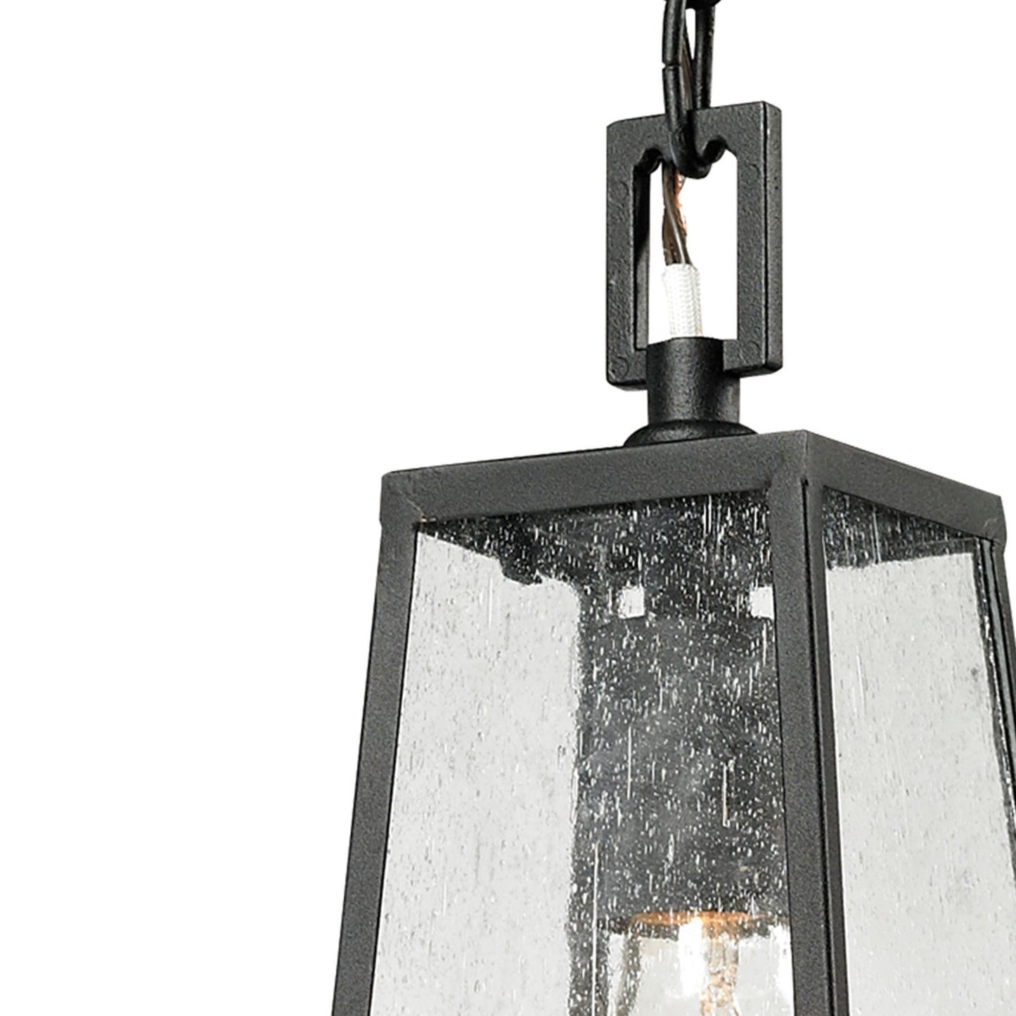 ELK SHOWROOM 45092/1 Meditterano 5'' Wide 1-Light Outdoor Pendant - Matte Black