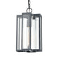 ELK SHOWROOM 45167/1 Bianca 8'' Wide 1-Light Outdoor Pendant - Aged Zinc