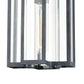 ELK SHOWROOM 45167/1 Bianca 8'' Wide 1-Light Outdoor Pendant - Aged Zinc