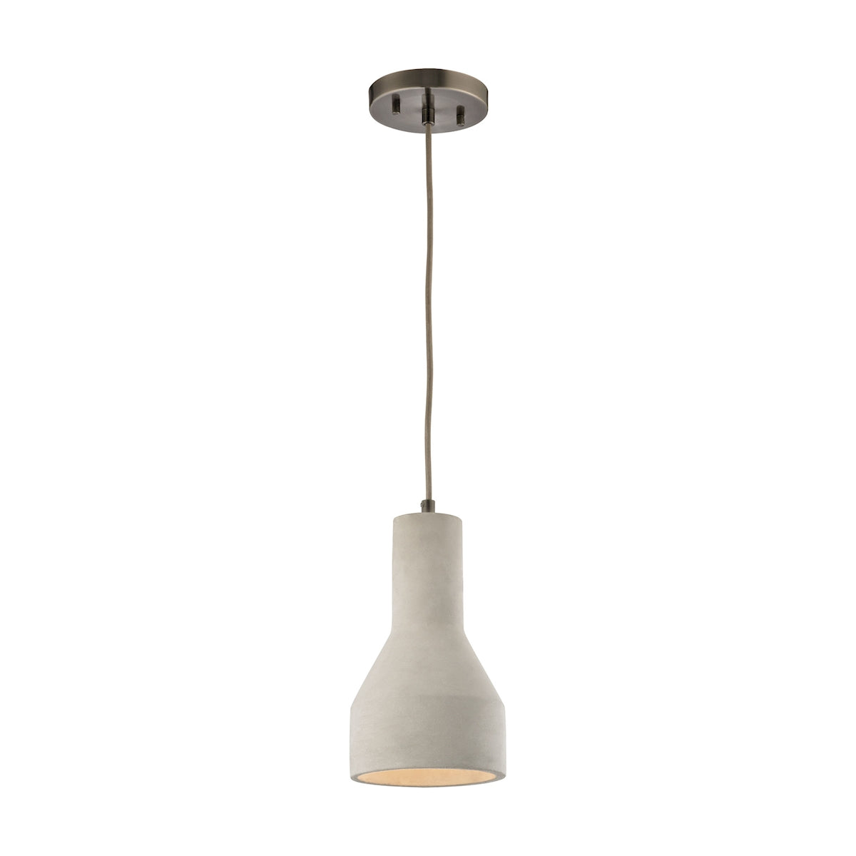 ELK SHOWROOM 45331/1 Urban Form 6'' Wide 1-Light Mini Pendant - Black Nickel