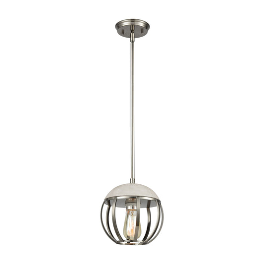 ELK SHOWROOM 45337/1 Urban Form 8'' Wide 1-Light Mini Pendant - Black