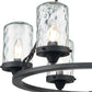 ELK SHOWROOM 45406/6 Torch 26'' Wide 6-Light Outdoor Pendant - Charcoal Black