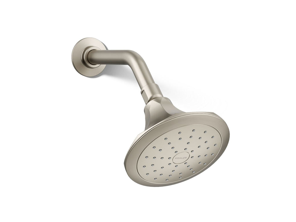 KOHLER K-45409-G-BN Memoirs Single-Function Showerhead, 1.75 Gpm - Vibrant Brushed Nickel