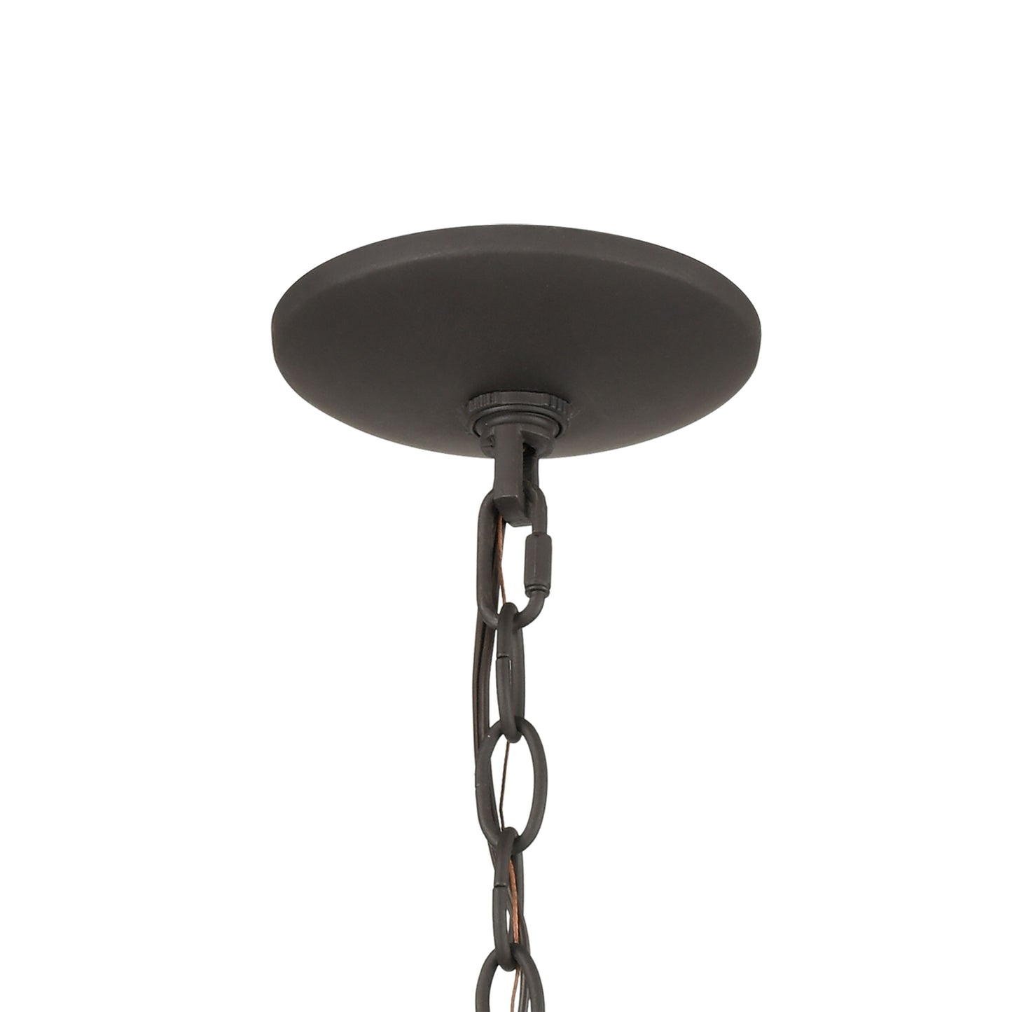 ELK SHOWROOM 45423/3 Renford 8'' Wide 3-Light Outdoor Pendant - Architectural Bronze