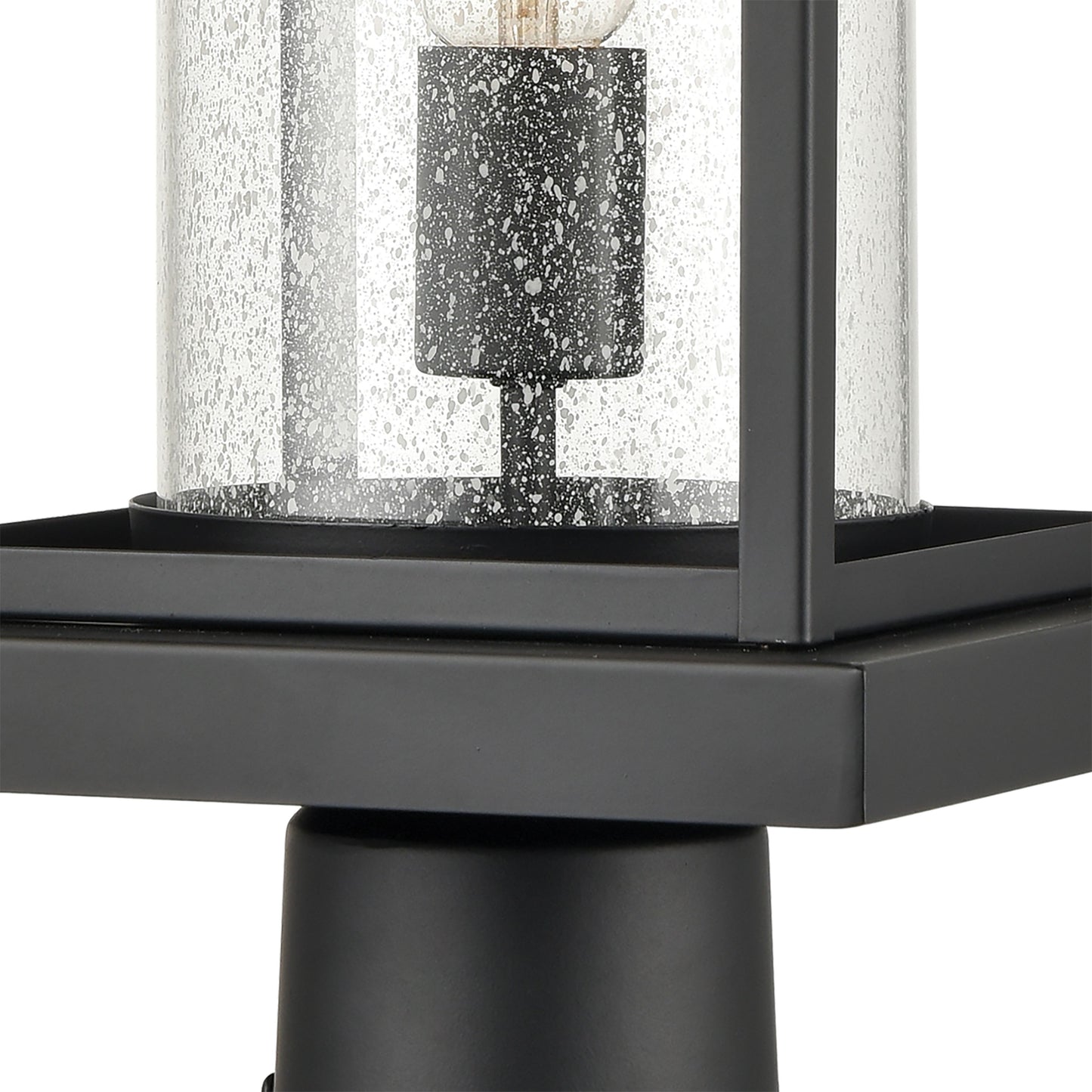 ELK SHOWROOM 45454/1 Minersville 23'' High 1-Light Outdoor Post Light - Matte Black