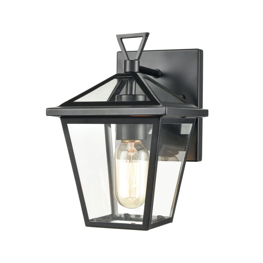 ELK SHOWROOM 45470/1 Main Street 10'' High 1-Light Outdoor Sconce - Black