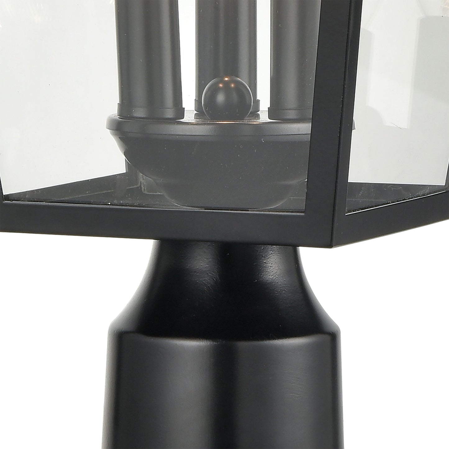 ELK SHOWROOM 45475/3 Main Street 19'' High 3-Light Outdoor Post Light - Black