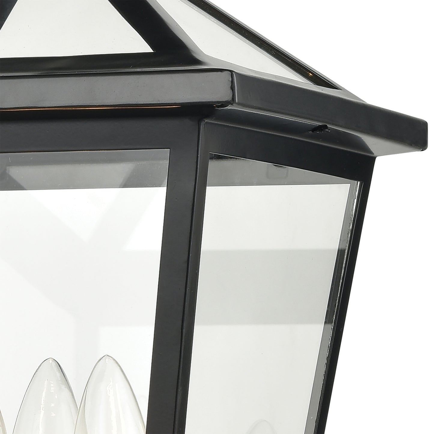 ELK SHOWROOM 45475/3 Main Street 19'' High 3-Light Outdoor Post Light - Black