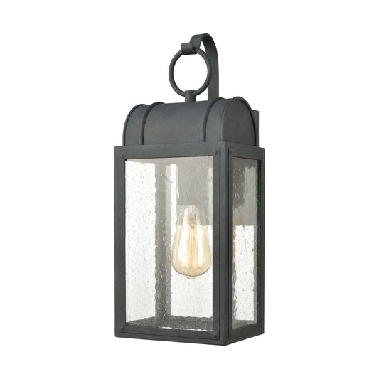 ELK SHOWROOM 45481/1 Heritage Hills 17'' High 1-Light Outdoor Sconce - Aged Zinc